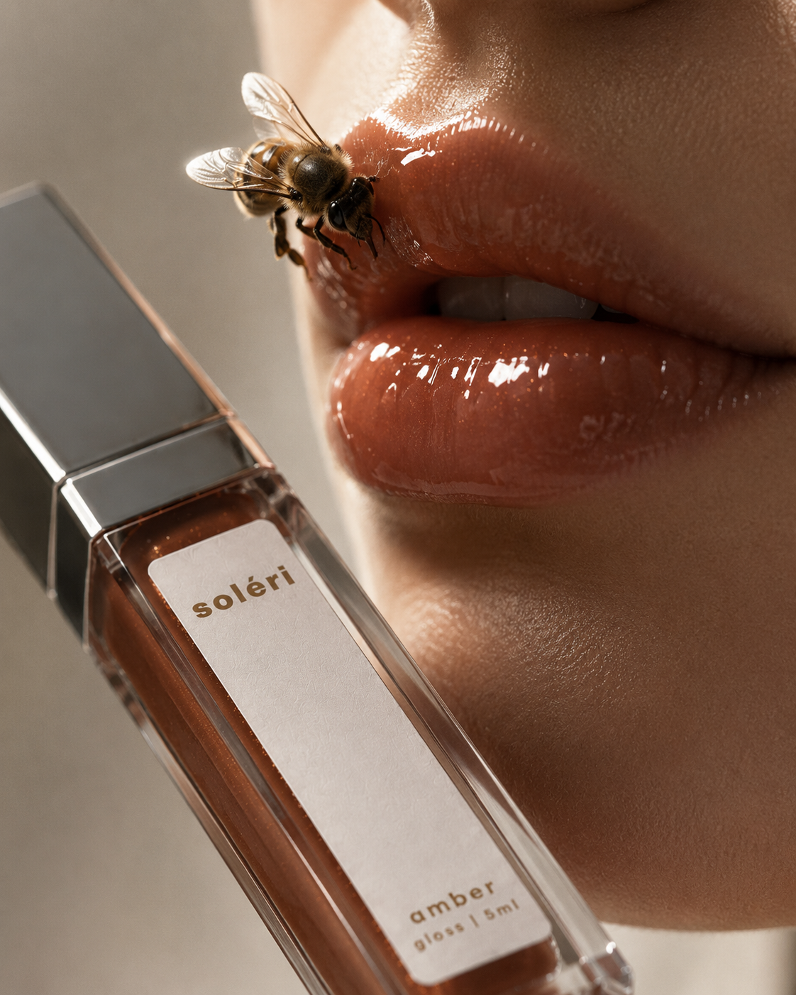 Oil Lip Gloss - Amber